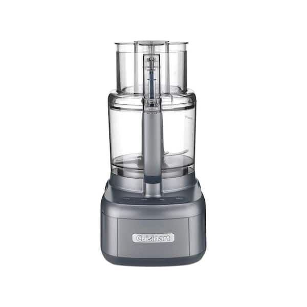 Cuisinart Elemental 11-Cup 3-Speed Gunmetal Food Processor with See-Through Lid