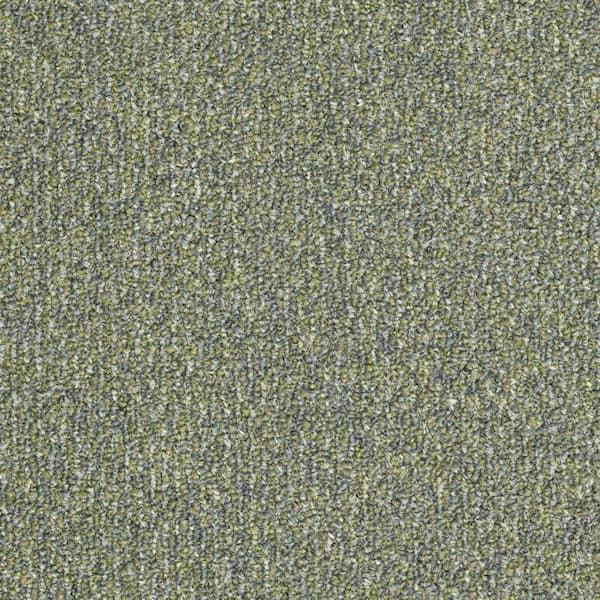 Fallbrook - Hyacinth - Blue 19 oz. SD Olefin Berber Installed Carpet