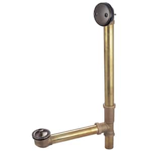 Made To Match 20-Gauge Lift and Turn Tub Waste and Overflow in Oil Rubbed Bronze with Overflow