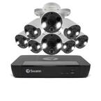 8-Channel 4K 2TB Surveillance System with 8 Cameras