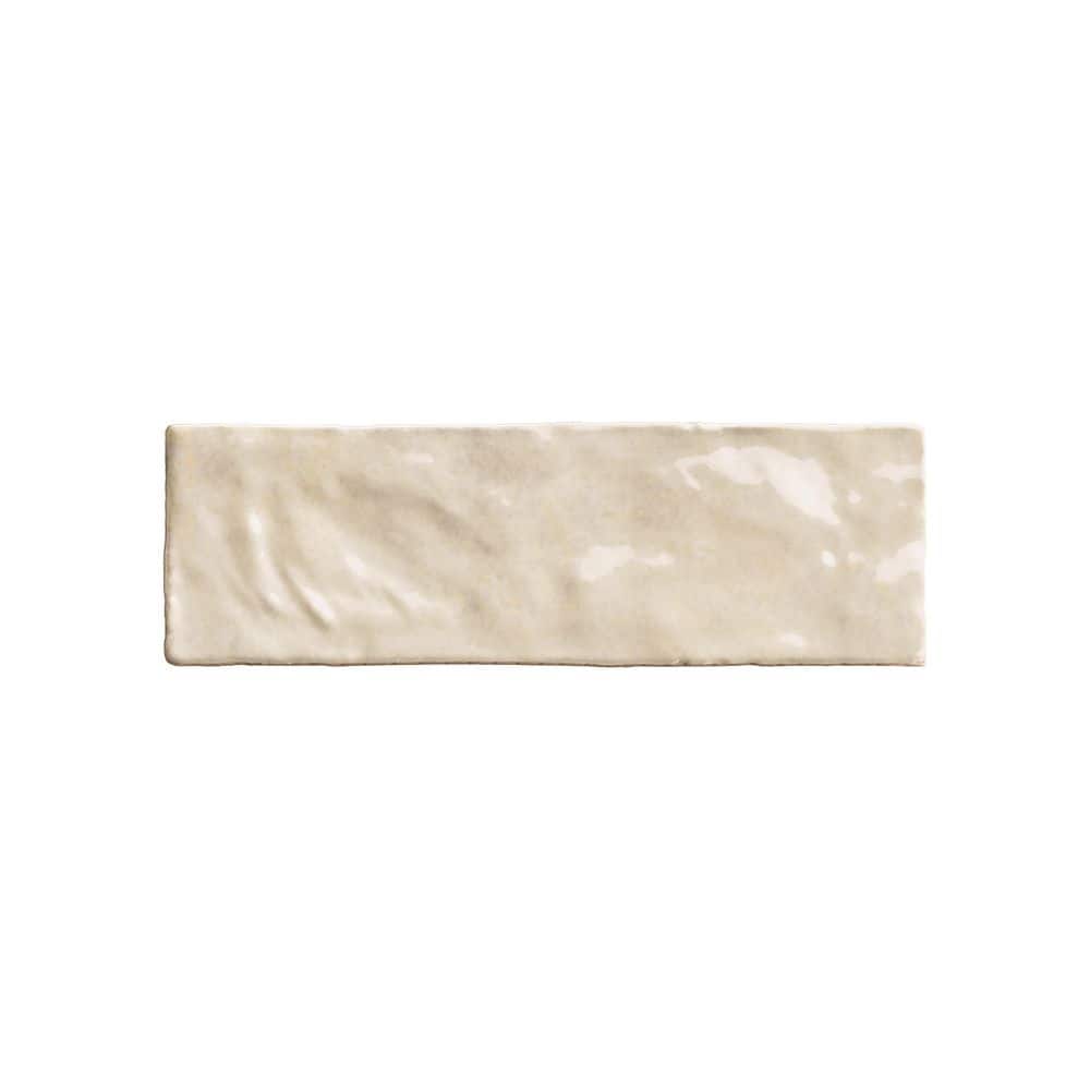 Take Home Sample-Rhythm Cream 2.5 in. x 4 in. Glossy Ceramic Rectangular Wall Tile Sample price history on PriceWatchPro
