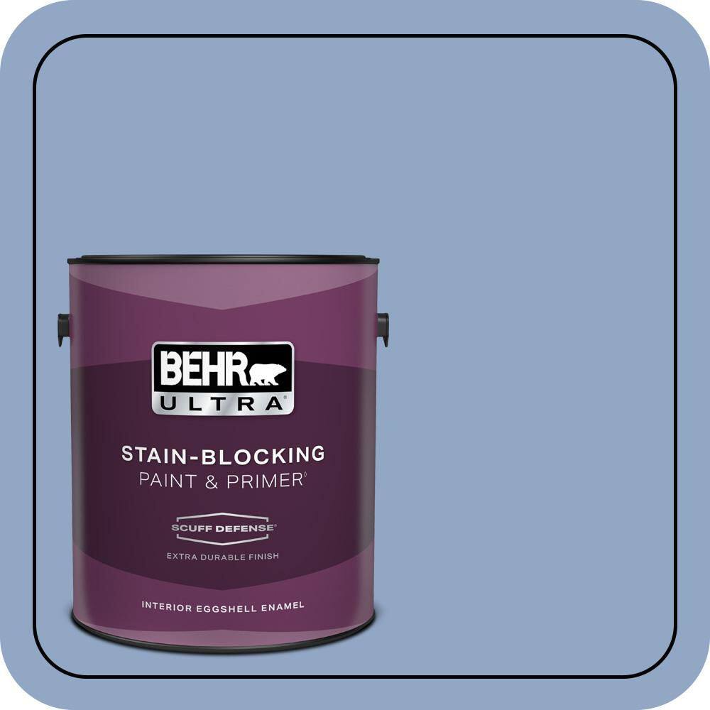 1 gal. #PPU15-13 Blue Hydrangea Extra Durable Eggshell Enamel Interior Paint & Primer price history on PriceWatchPro