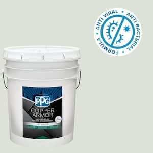 5 gal. PPG1033-1 Salty Breeze Eggshell Antiviral and Antibacterial Interior Paint with Primer