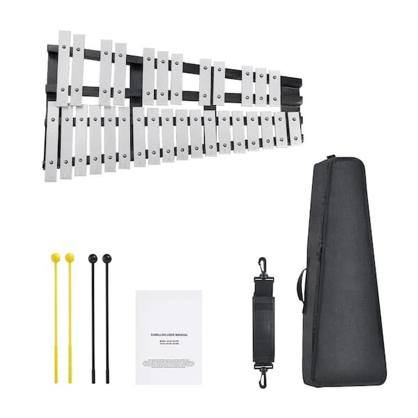 SVOPES Professional 30 Note Glockenspiel Xylophone Kit with Accessories