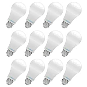 40-Watt Equivalent A19 E26 Dimmable General Purpose LED Light Bulb Daylight 6000K - 12 Pack