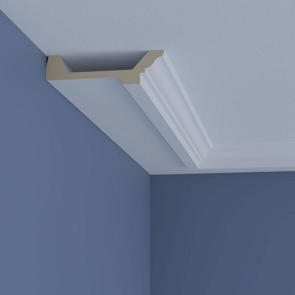 Alora 96" Black Polyurethane Crown Moulding