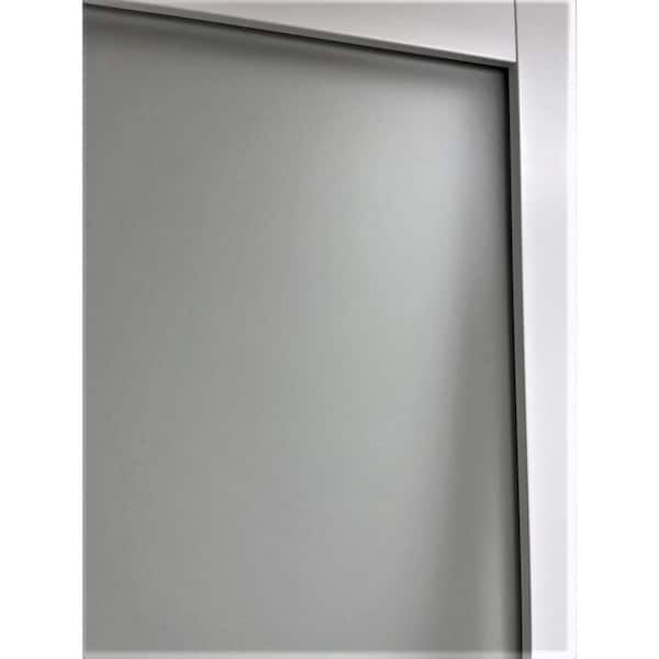 Herkenning lezing garen Valusso design doors Alpine 30 in. x 80 in. No Bore Solid Core 1-Lite  Frosted Tempered Glass White Prefinished Wood Interior Door Slab VD011856 -  The Home Depot