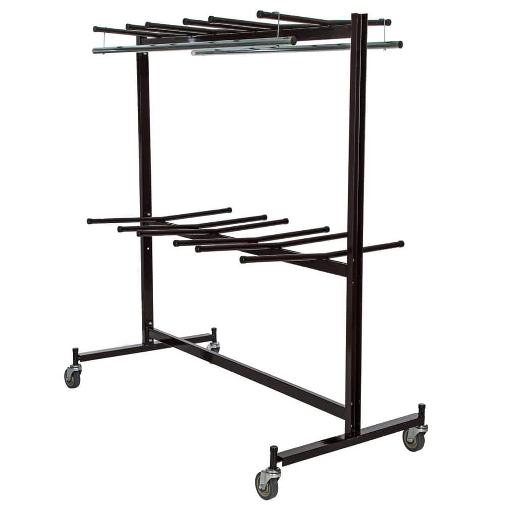 Julian 1320 LB Weight Capacity Powder Coated Steel Folding Chair Dolly With Coat Rack Rods price history on PriceWatchPro