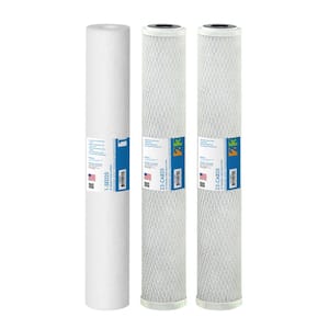 Ultimate 20 in. Replacement Pre-Filters for Lite Commercial RO Systems - 180, 240, 360 GPD Models
