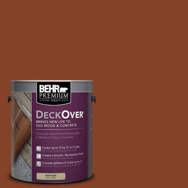 BEHR Premium DeckOver 1 gal. #SC-142 Cappuccino Solid Color Exterior Wood and Concrete Coating