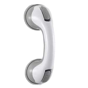 11 .8 in. Strong Hold Suction Cup Grip Shower Grab Bar Handle for Bathtub