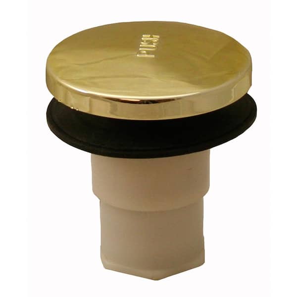 JONES STEPHENS Toe Touch Bath Tub Drain Cartridge with 3/8 in. Threads in Polished Brass