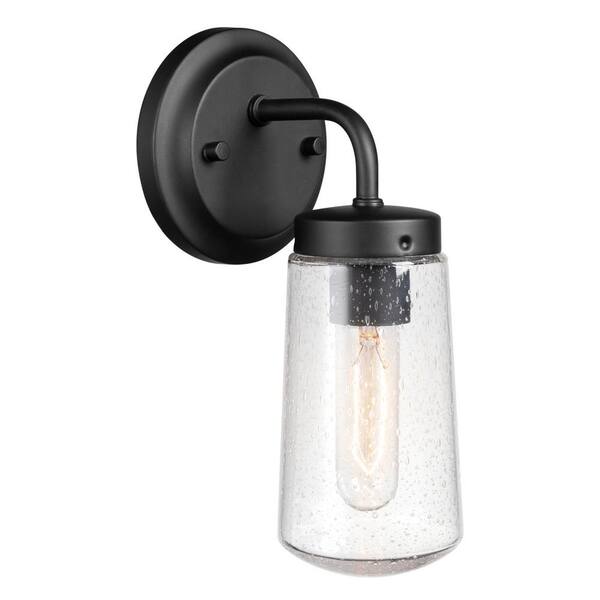 Globe Electric Tyson Dark Bronze Vintage Indoor/Outdoor 1-Light Wall Sconce