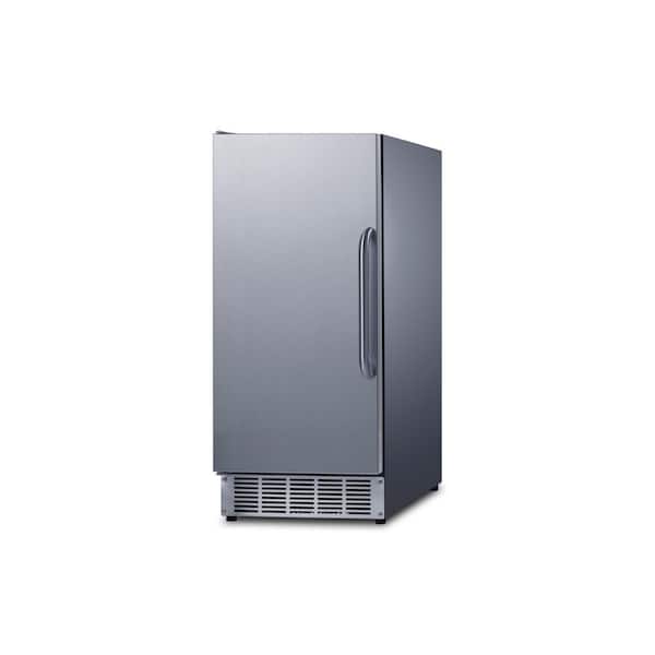 Summit Appliance 18 in. 60 lb. Built-In Clear Icemaker in