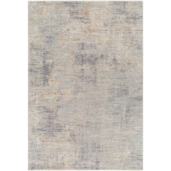 Livabliss Avant Garde Grey/Brown Modern 5 ft. x 7 ft. Indoor Area Rug