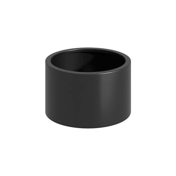Noble House Knox 15.5 in. Dia. x 20 in. H Outdoor Patio Round Steel Planter Pot, Pre-Rusted, Black