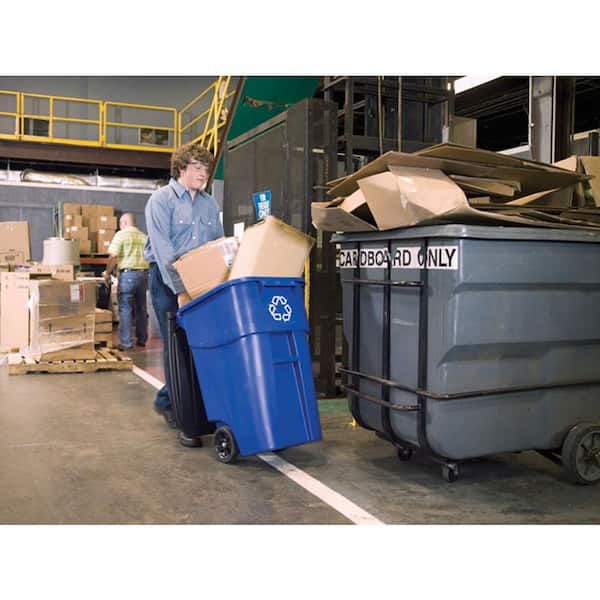 Rubbermaid Brute Rollout Trash Container - Bunzl Processor Division