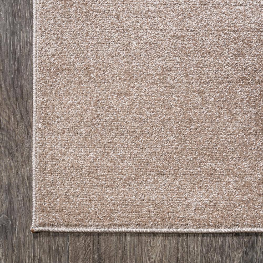 Beige Low-Pile Synthetic Reversible Area Rug, 3 x 5 ft