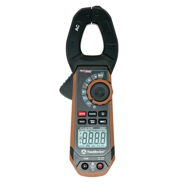 400 Amp AC Clamp Meter with True RMS, Built-In NCV, Worklight, and Third-Hand Test Probe Holder