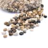 Dyiom 0.1 Cu. Ft. Multi-Colored Small Decorative Pebbles 5 Lbs. 0.25 In ...