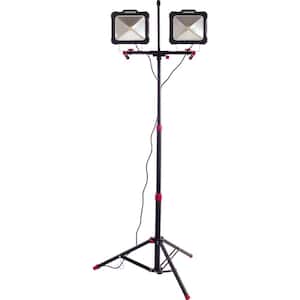 Telescoping Stand Rod Adjustable Leg Husky Portable LED Work Light Tripod 47 in 