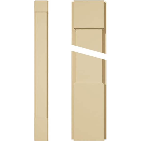 Ekena Millwork 2 in. D x 6 in. W x 60 in. L Primed Polyurethane Pilaster 1- Pack