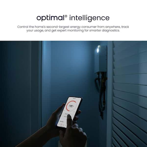 Opti Plus 27kW 240-Volt 4.5GPM Wifi Enabled 25-Year Warranty Electric Tankless Water Heater