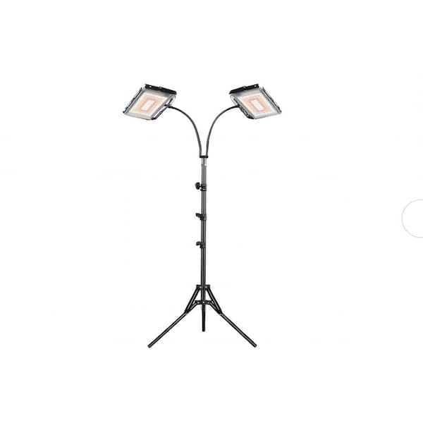 68 in. Standing Dual Head Full Spectrum Grow Light with Timer and 6-Dimmable Levels for Large Indoor Plants