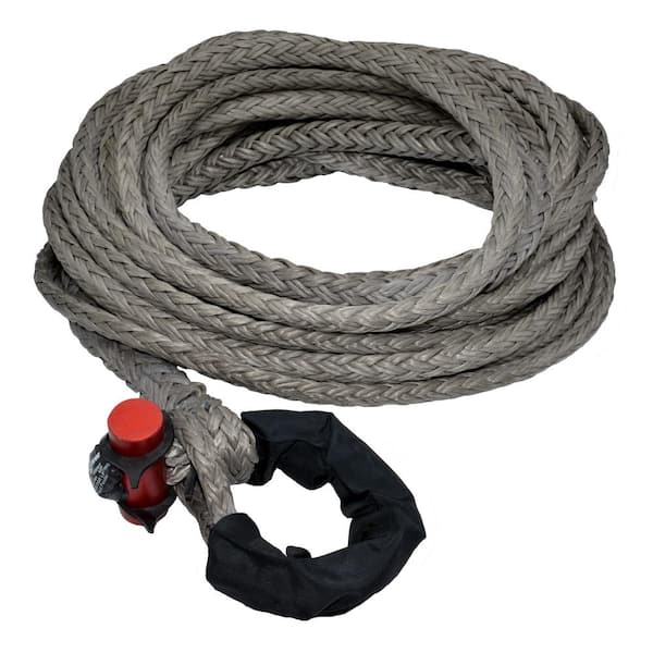 1/2x100ft Synthetic Winch Rope Line 255000lbs w/Hook For SUV Truck Cable  Line