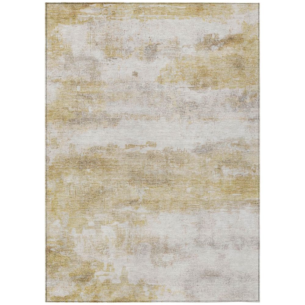Chantille Machine Washable Indoor/Outdoor Abstract ACN2873 Gold 10 ft. x 14 ft. Area Rug price history on PriceWatchPro