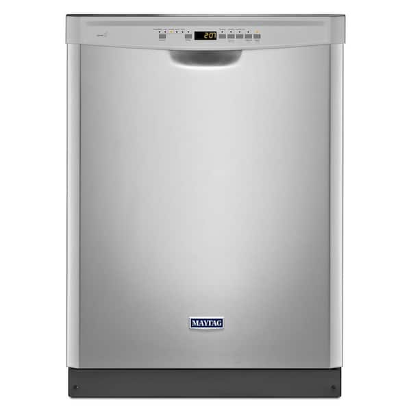 Maytag Front Control Built-in Tall Tub Dishwasher in Fingerprint Resistant Stainless Steel with Stainless Steel Tub, 50 dBA