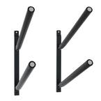 Sparehand Double Wall Mount Rack with Angled Padded Arms for 2 Surfboards or SUP Paddle Boards