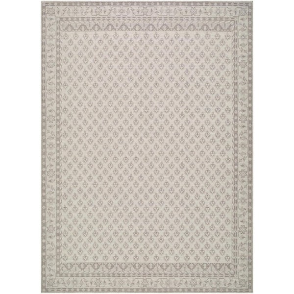 Nabela Noor Home Shanti Traditional Grey Area Rug, 9 ft. 1 in. x 12 ft.