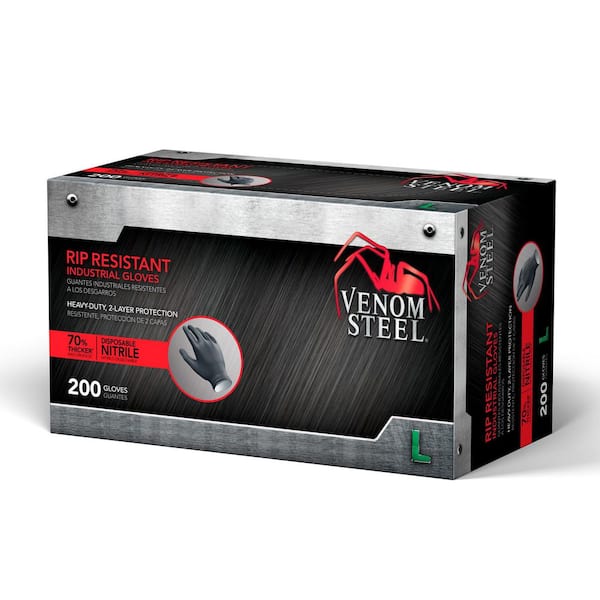 Steel Industrial Nitrile Venom Steel Gloves Rip Resistant Venom