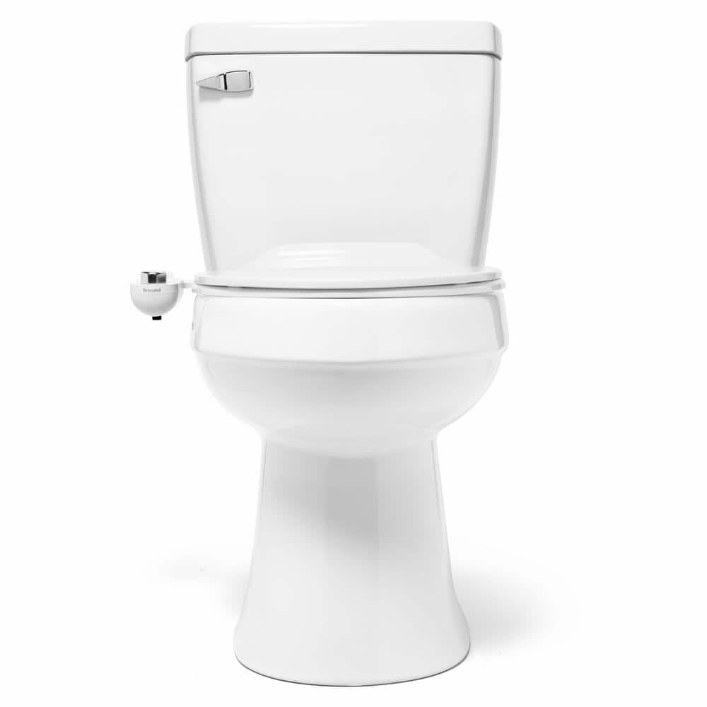 White Eco-Friendly Bidet Attachment with Aluminum Knob