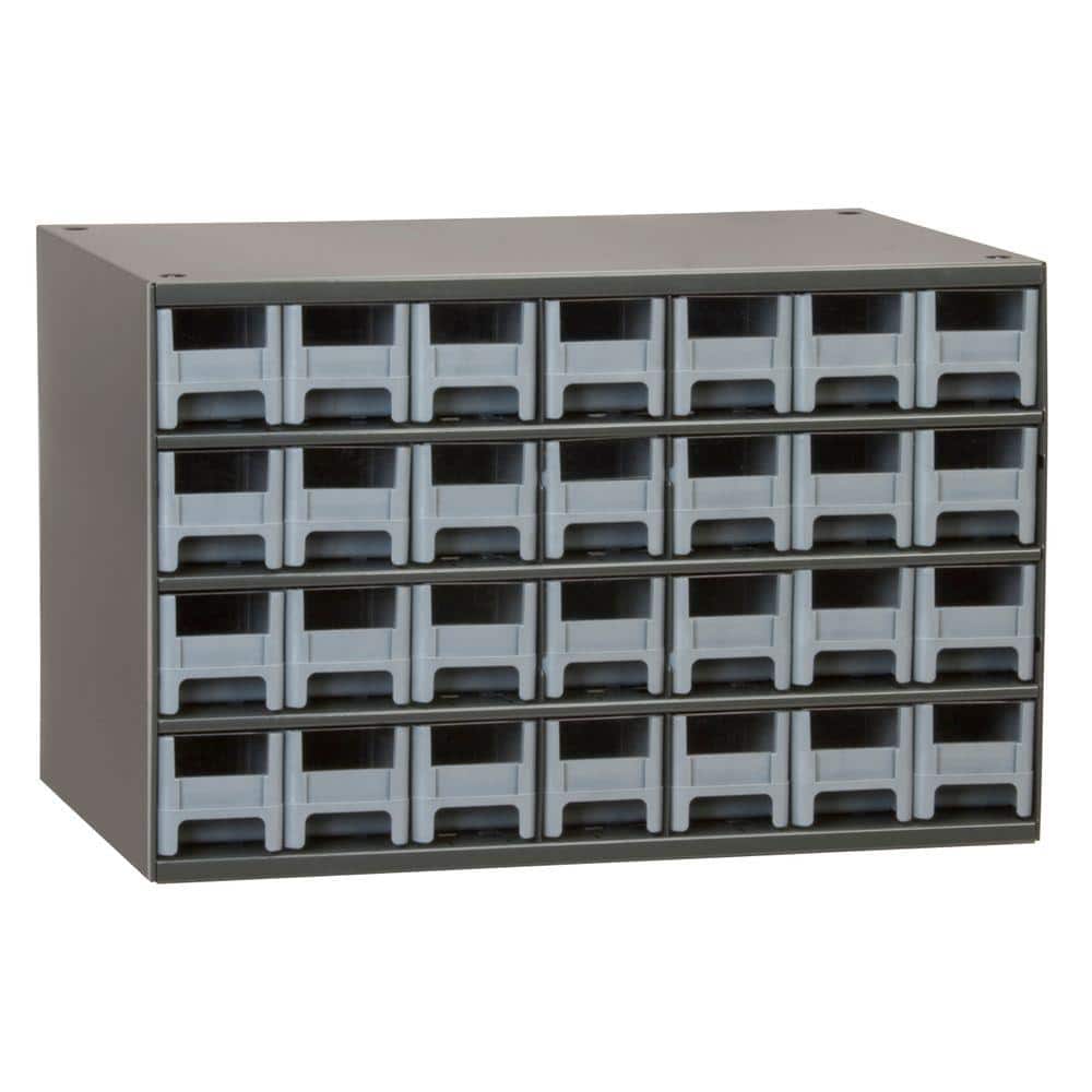 28-Compartment Small Parts Steel Cabinet Small Parts Organizer