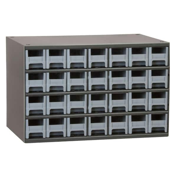 Akro-Mils 28-Compartment Small Parts Steel Cabinet Small Parts Organizer