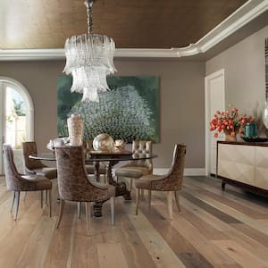 Silver Sands French Oak 9/16 in.T x 8.7 in.W Tongue & Groove Wirebrushed Engineered Hardwood Flooring (27.1 sq.ft./case)