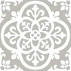 Take Home Sample - Medina Grey 6 in. W x 6 in. L Residential Vinyl Tile Flooring