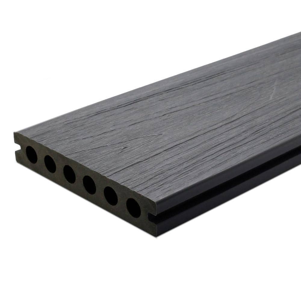 UltraShield Natural Voyager 1 in. x 6 in. x 8 ft. Westminster Gray Hollow C