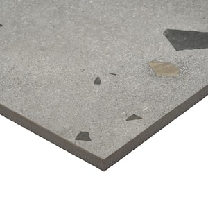 Bryant Smoke Gray 23.4 in. x 47 in. Matte Porcelain Cement Look Floor and Wall Tile (15.49 sq. ft./Case)