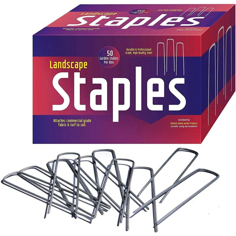 50 Count Galvanized Garden Stakes Landscape Staples and Fence Stake, Heavy-Duty and Anti Rust Galvanized price history on PriceWatchPro