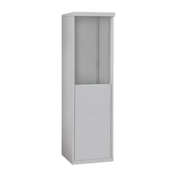 Salsbury Industries 3900 Series 17.5 in. W x 55.25 in. H x 19 in. D Free-Standing Enclosure for Salsbury 3707 Single Column Unit in Aluminum