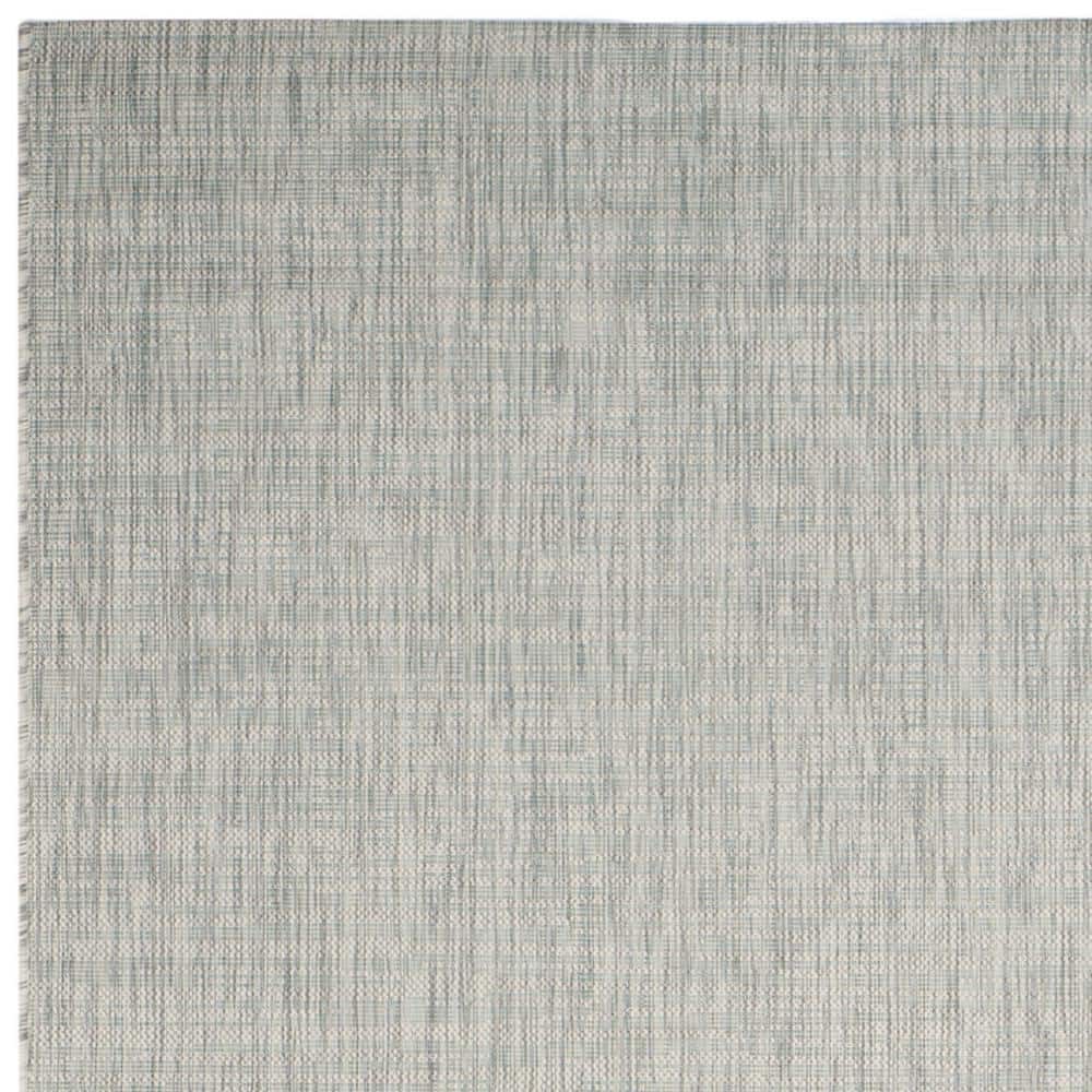 Courtyard Gray Round Synthetic Easy-Care Outdoor Rug - 95"