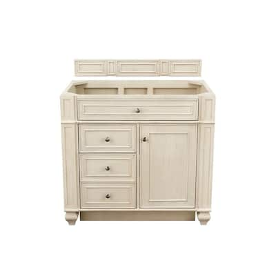 James Martin Vanities Bristol 72 In Single Vanity In Vintage Vanilla With Quartz Vanity Top In Grey Expo With White Basin 157 V72 Vv 3gex The Home Depot