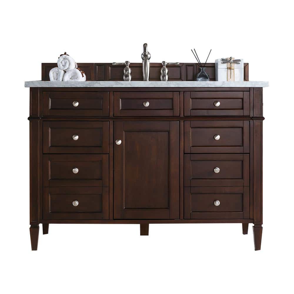 Brittany 48 in. W x 23.5 in.D x 34 in. H Single Bath Vanity in Burnished Ma