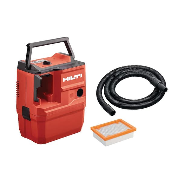 22-V NURON Li-Ion Cordless VC 4LX-22 2 Gal 2.47 PSI Dust Vacuum w/Hose, Filter and Fleece Bag (Battery Not Included)