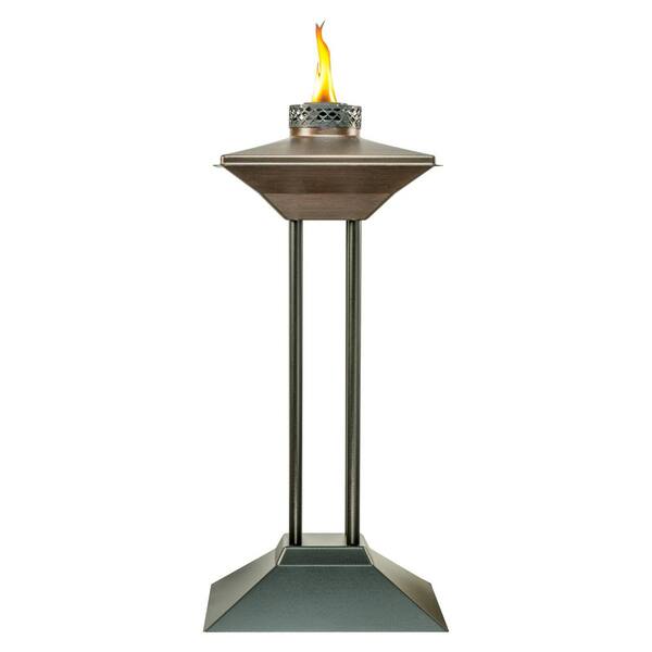 TIKI 29 in. Cordoba Metal Patio Torch Bronze