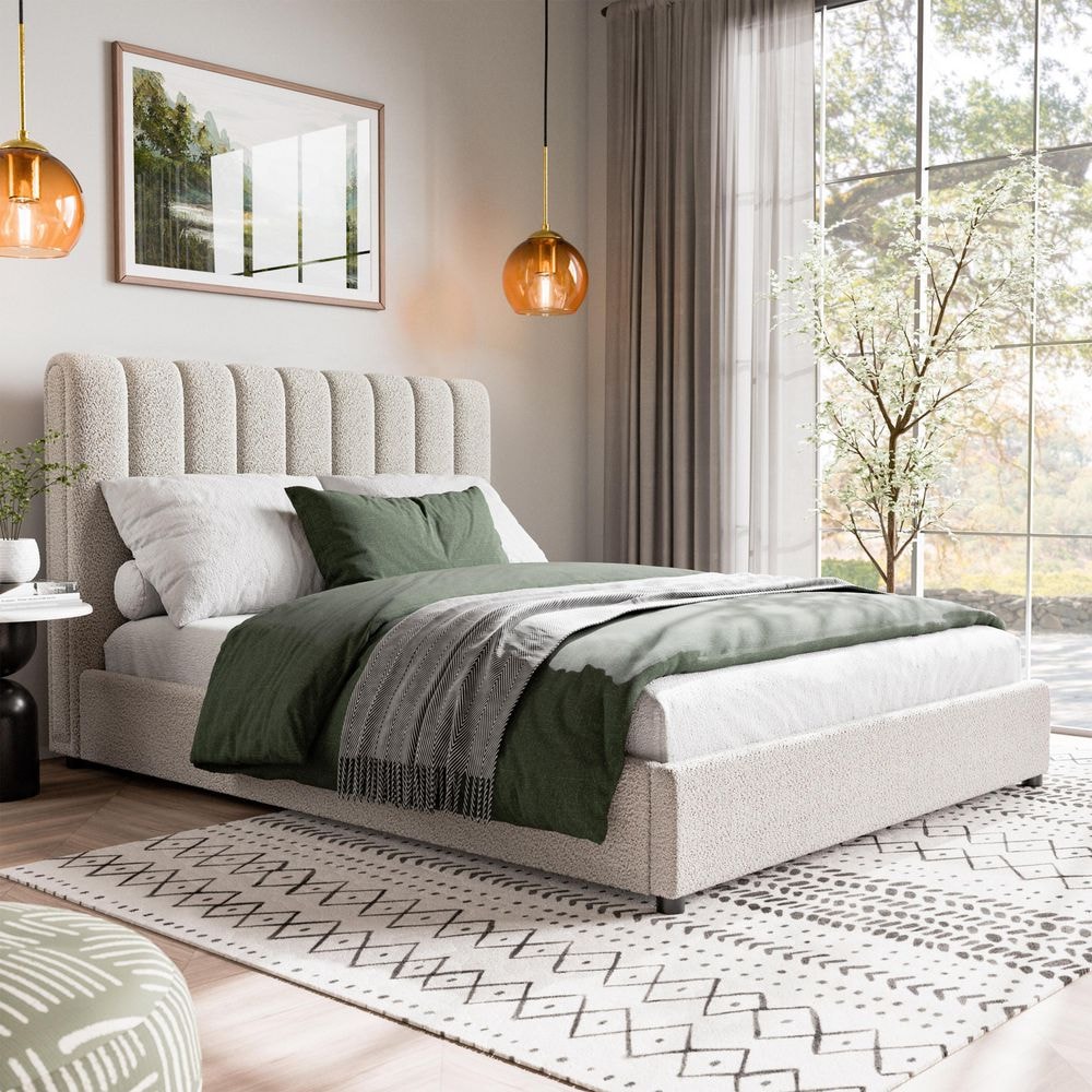 How to brighten up a bedroom with dark furniture and olive green walls?, image size:1000x1000