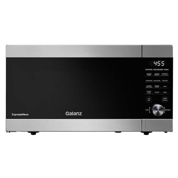 Galanz 1.3 cu. ft. Countertop Microwave ExpressWave in Stainless Steel with Sensor Cooking Technology